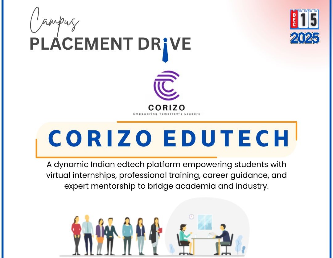 Campus Placement Drive with Corizo Edutech